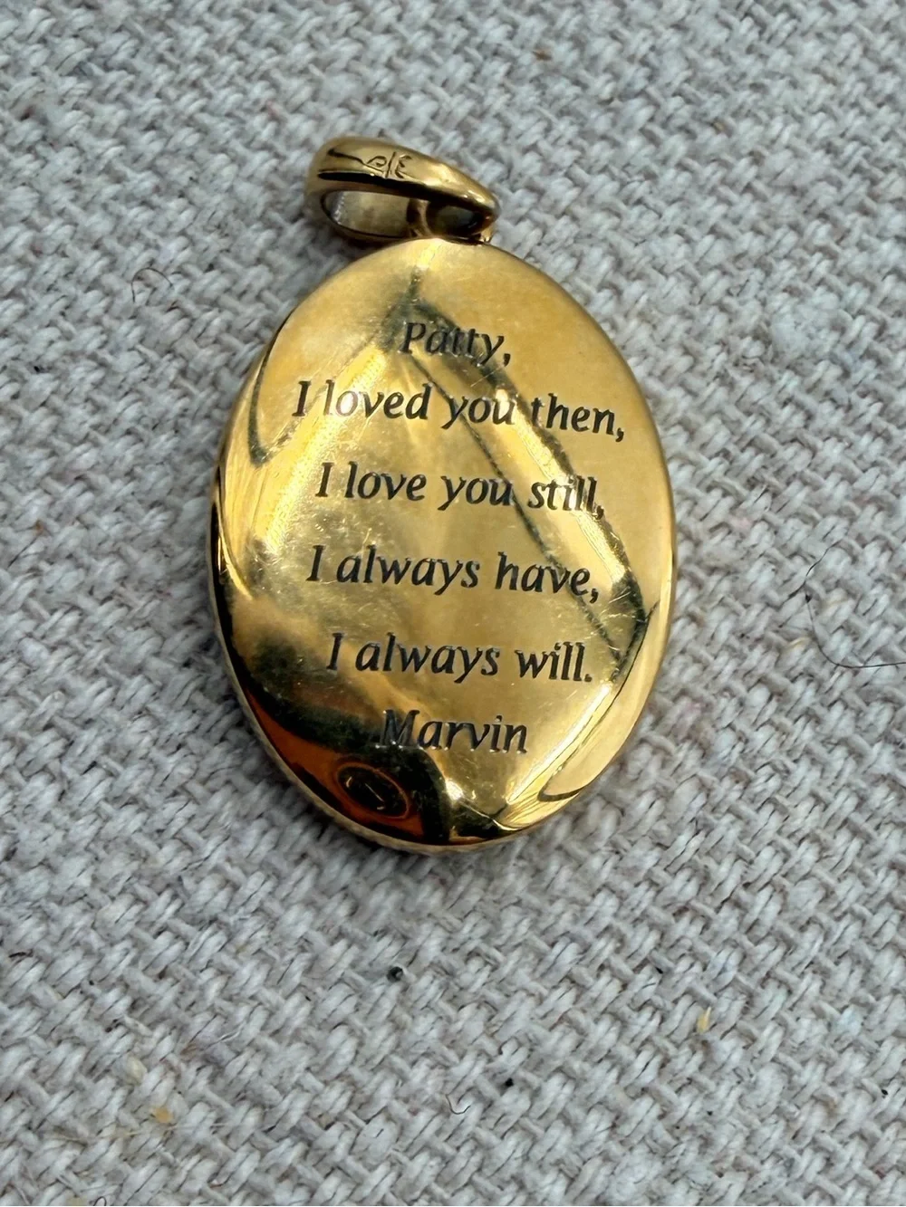 Danbury Mint Diamond and Gold Charm